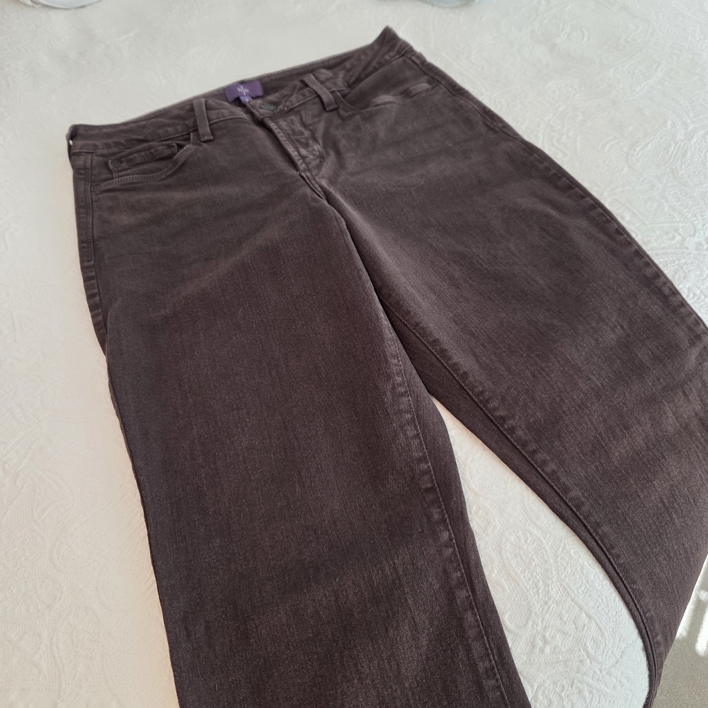 NYDJ Billie Mini Brown Bootcut Jeans